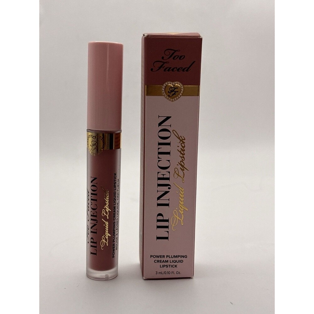 Too Faced Lip Injection Plumping Lipstick Long Lasting 0.1 Fl Oz Size Queen